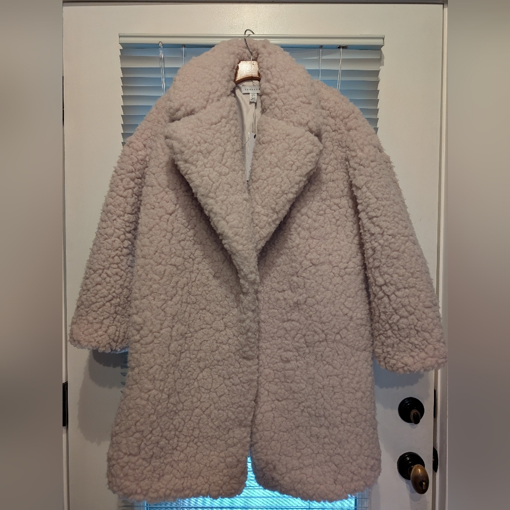Topshop Teddy Peacoat